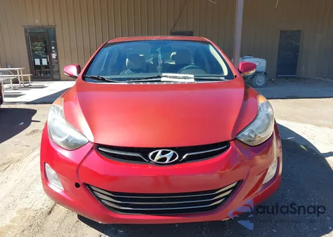 2012 Hyundai Elantra Limited (Ulsan Plant) from USA, damaged, VIN KMHDH4AE8CU355552